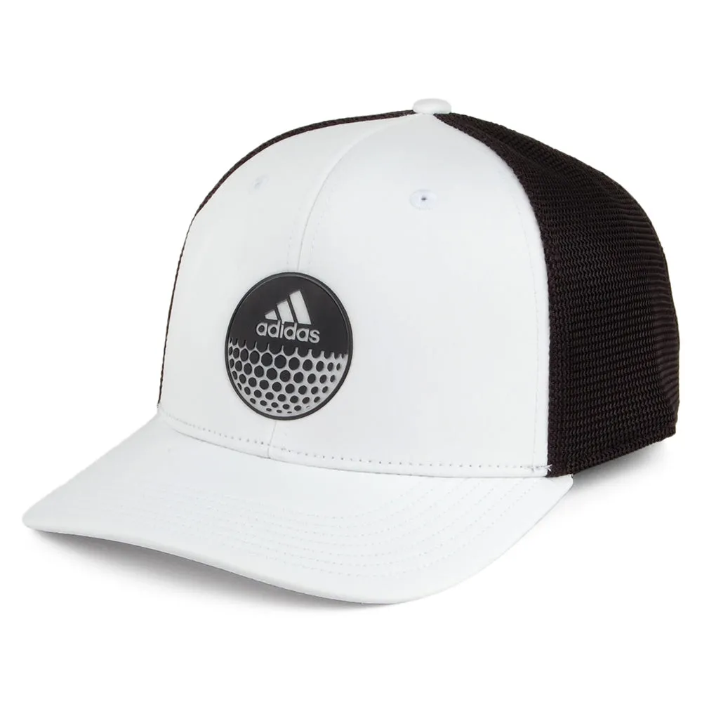 Adidas Hats Globe Trucker Cap - White-Black