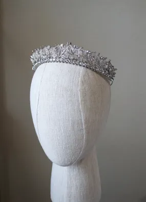 Bespoke Something Blue VICTORIA Swarovski Crystal Wedding Tiara