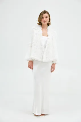 Bridal Valencia Jacket - White