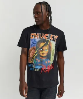 Chucky Human Short Sleeve Tee - Black