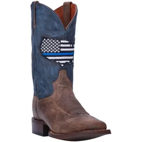 Dan Post Men’s Thin Blue Line Square Toe Boot DP4515