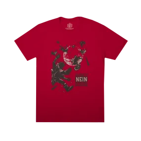 Mighty Nein Falling Moon Red Tee