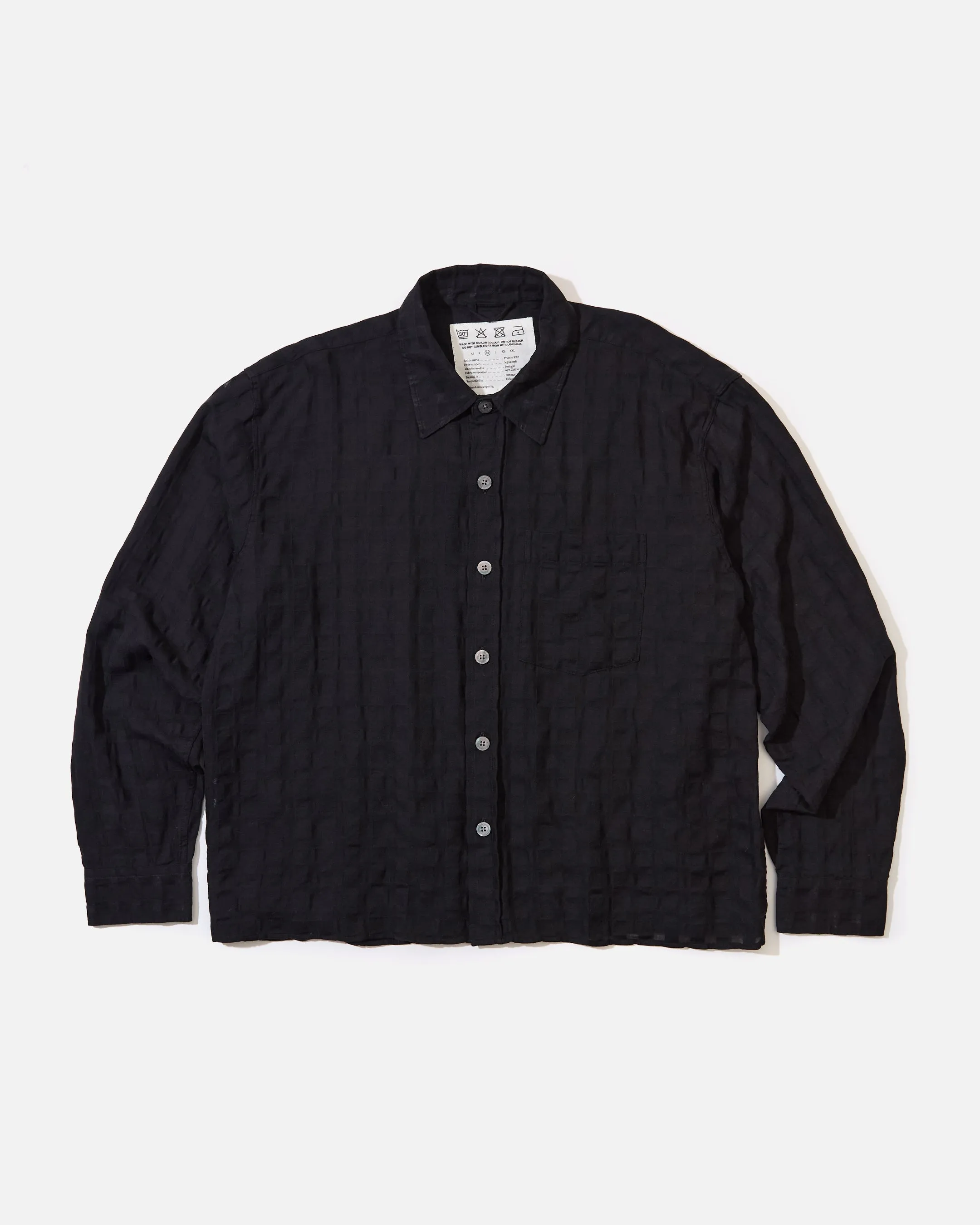 Priority shirt - Black Check